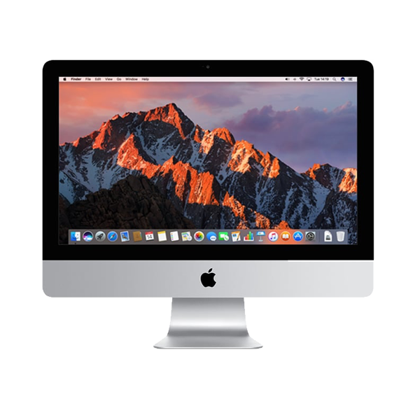 iMac 21-inch | Core i5 3.0 GHz | 1 TB Fusion | 8 GB RAM | Zilver (Retina, 4K, 2017)