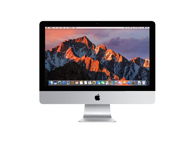 iMac 21-inch | Core i5 2.3 GHz | 1 TB Fusion | 16 GB RAM | Zilver (4K, Mid 2017) A-grade