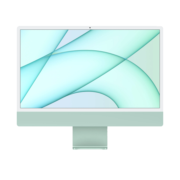 iMac 24-inch | Apple M1 8-core | 256 GB SSD | 8 GB RAM | 4 Ports | 8-core GPU | Groen (Retina, 2021)