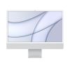 iMac 24-inch | Apple M1 8-core | 256 GB SSD | 16 GB RAM | 4 Ports | 8-core GPU | Zilver (Retina, 2021)