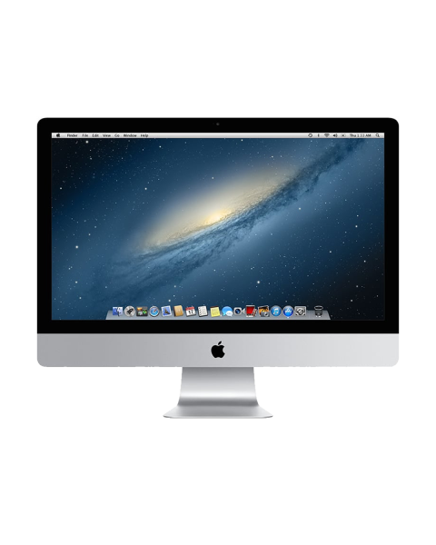 iMac 27-inch | Core i5 2.9 GHz | 512 GB SSD | 16 GB RAM | Zilver (Late 2012)