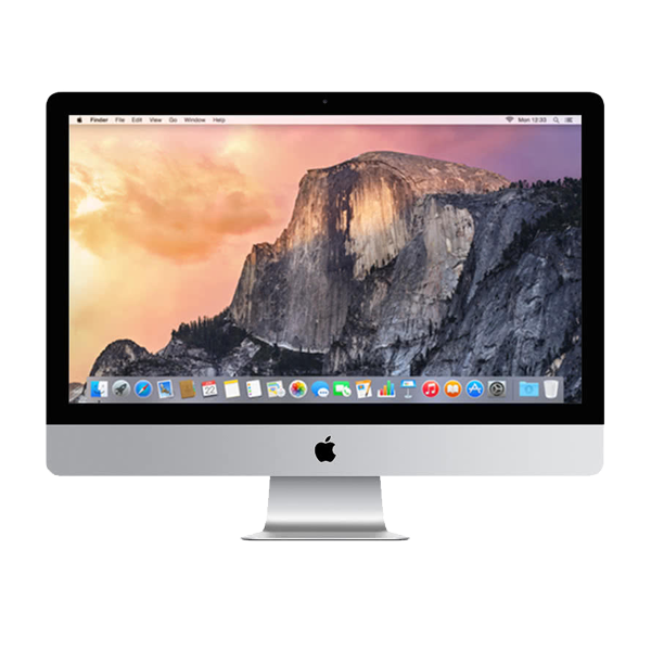 iMac 27-inch | Core i5 3.5 GHz | 256 GB SSD | 8 GB RAM | Zilver (Late 2014)