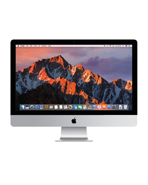 iMac 27-inch | Core i7 4.2 GHz | 3 TB Fusion | 32 GB RAM | Zilver (5K, Retina, Mid 2017)
