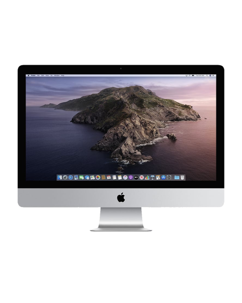 iMac 27-inch | Core i7 3.8 GHz | 512 GB SSD | 8 GB RAM | Zilver (5K, 27 Inch, 2020)