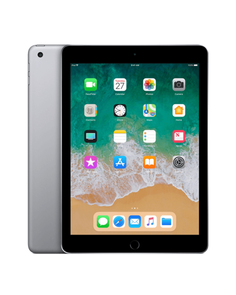 Refurbished iPad 2018 128GB WiFi + 4G Spacegrijs