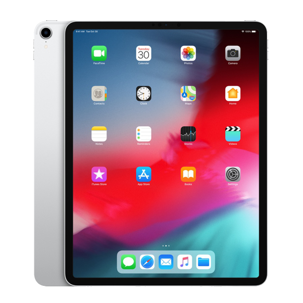 Refurbished iPad Pro 12.9 512GB WiFi + 4G Zilver (2018) | Exclusief kabel en lader