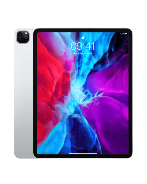 Refurbished iPad Pro 12.9-inch 128GB WiFi + 4G Zilver (2020)