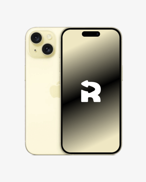 iPhone 15 256GB Geel
