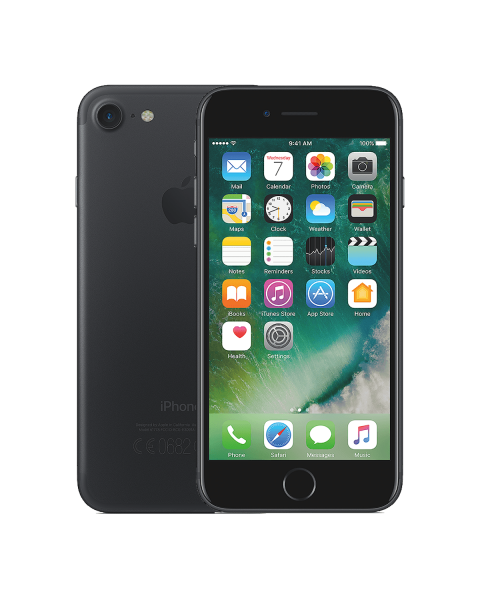 Refurbished iPhone 7 32GB Matzwart