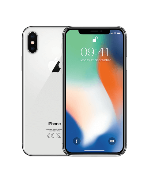 Refurbished iPhone X 256GB Zilver