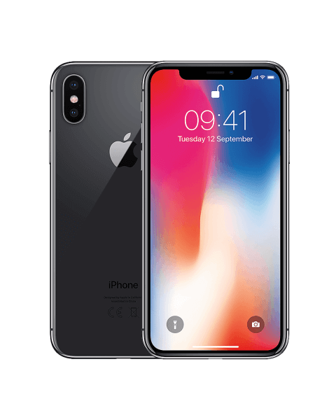 Refurbished iPhone X 256GB Spacegrijs