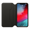 iPhone XS Leather Folio - Zwart