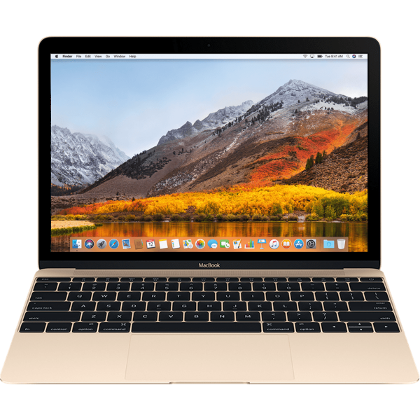 MacBook 12-inch | Core m3 1.2 GHz | 256 GB SSD | 8 GB RAM | Goud (2017) | Qwerty/Azerty/Qwertz