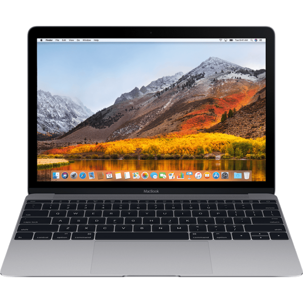 MacBook 12-inch | Core i5 1.3 GHz | 512 GB SSD | 8 GB RAM | Spacegrijs (2017) | Qwerty/Azerty/Qwertz