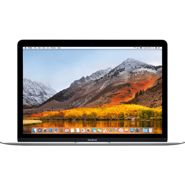 MacBook 12-inch | Core m3 1.2 GHz | 256 GB SSD | 8 GB RAM | Zilver (2017) | Qwerty/Azerty/Qwertz