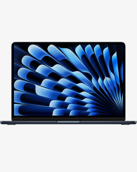 MacBook Air 13-inch | Apple M3 8-core | 1 TB SSD | 16 GB RAM | Middernacht (2024) | 10-core GPU | Qwerty