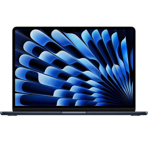 MacBook Air 13-inch | Apple M3 8-core | 1 TB SSD | 16 GB RAM | Middernacht (2024) | 10-core GPU | Azerty