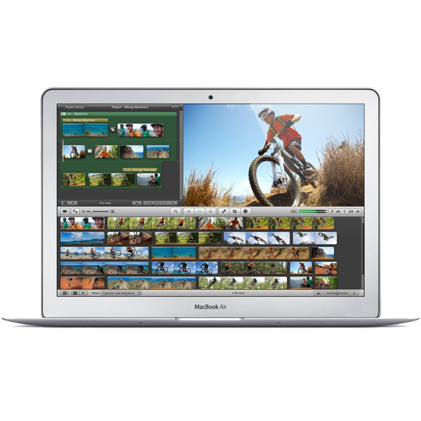 MacBook Air 13-inch | Core i5 1.3 GHz | 128 GB SSD | 4 GB RAM | Zilver (Mid 2013) | Qwerty