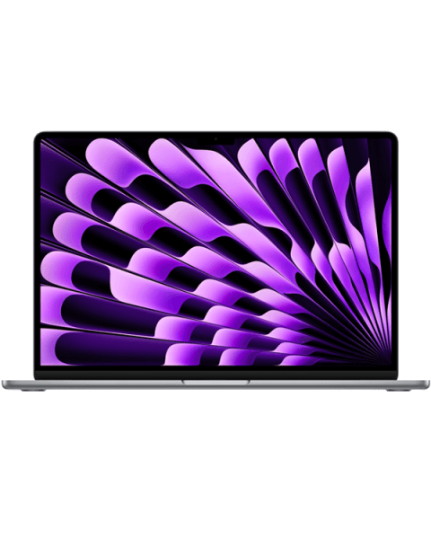 Macbook Air 15-inch | Apple M3 8-core | 512 GB SSD | 16 GB RAM | Spacegrijs (2024) | 10-core GPU | Qwerty/Azerty/Qwertz