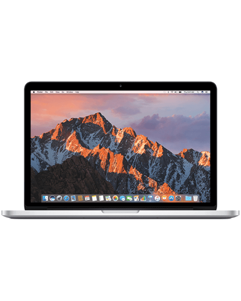 MacBook Pro 13-inch | Core i5 2.7 GHz | 256 GB SSD | 16 GB RAM | Zilver (Early 2015) | Retina | Qwerty/Azerty/Qwertz