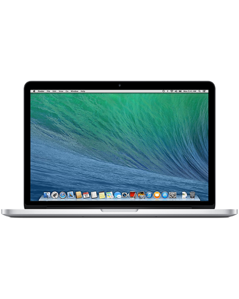 MacBook Pro 13-inch | Core i5 2.6 GHz | 256 GB SSD | 8 GB RAM | Zilver (Mid 2014) | Retina | Qwerty