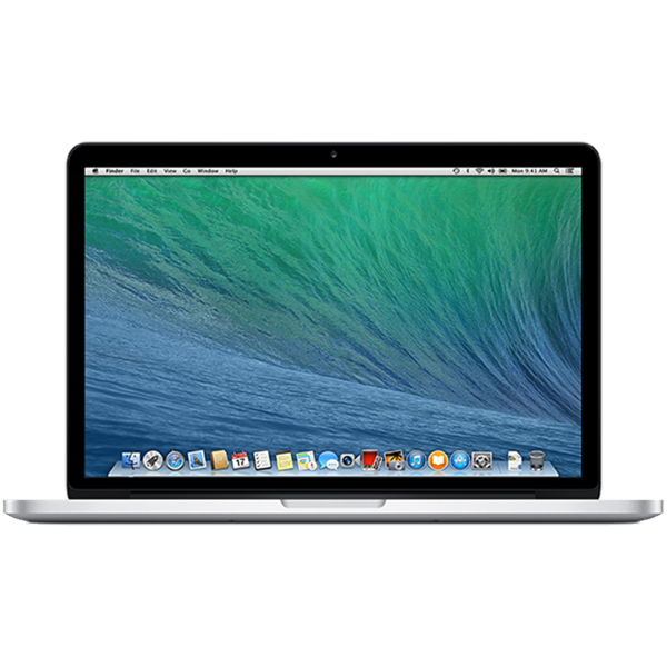 MacBook Pro 13-inch | Core i5 2.6 GHz | 128 GB SSD | 8 GB RAM | Zilver (Mid 2014) | Retina | Qwerty/Azerty/Qwertz