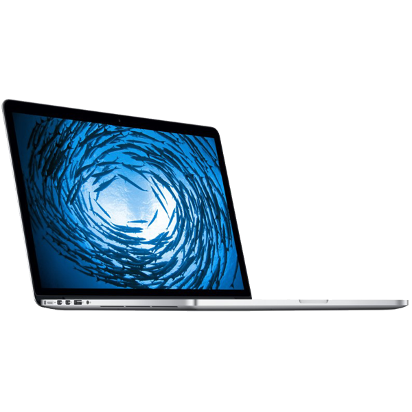 MacBook Pro 15-inch | Core i7 2.0 GHz | 256 GB SSD | 8 GB RAM | Zilver (Late 2013) | Qwerty/Azerty/Qwertz