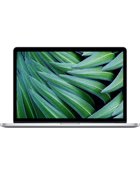 MacBook Pro 15-inch | Core i7 2.0 GHz | 256 GB SSD | 8 GB RAM | Zilver (Late 2013) | Qwerty/Azerty/Qwertz