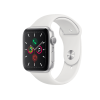 Apple Watch Series 5 | 44mm | Aluminium Case Zilver | Wit sportbandje | GPS | WiFi + 4G