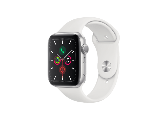 Apple Watch Series 5 | 44mm | Aluminium Case Zilver | Wit sportbandje | GPS | WiFi C-grade