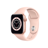 Apple Watch Series 6 | 40mm | Aluminium Case Goud | Roze sportbandje | GPS | WiFi + 4G