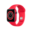 Apple Watch Series 6 | 40mm | Aluminium Case Rood | Rood sportbandje | GPS | WiFi + 4G