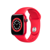 Apple Watch Series 6 | 40mm | Aluminium Case Rood | Rood sportbandje | GPS | WiFi