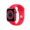 Apple Watch series 6 | 44mm | Aluminium Case Rood | Rood sportbandje | GPS | WiFi