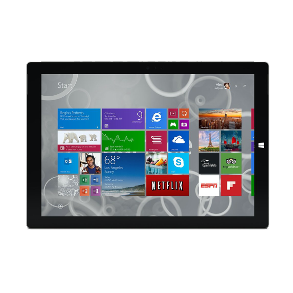 Microsoft Surface Pro 3 | 12.3 inch | 4e generatie i5 | 256GB SSD | 8GB RAM | Grijs QWERTY toetsenbord | Exclusief Pen
