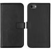 Selencia Echt Lederen Bookcase iPhone SE (2022 / 2020) / 8 / 7 / 6(s)