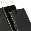 Selencia Echt Lederen Bookcase iPhone SE (2022 / 2020) / 8 / 7 / 6(s)