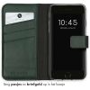 Selencia Echt Lederen Bookcase iPhone SE (2022 / 2020) / 8 / 7 / 6(s)