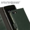 Selencia Echt Lederen Bookcase iPhone SE (2022 / 2020) / 8 / 7 / 6(s)