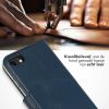 Selencia Echt Lederen Bookcase iPhone SE (2022 / 2020) / 8 / 7 / 6(s)