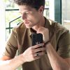 Vayu Vegan Lederen Backcover iPhone SE (2020) / 8 / 7 / 6(s) - Zwart / Black