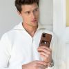 Vayu Vegan Lederen Backcover iPhone SE (2020) / 8 / 7 / 6(s) - Bruin / Brown