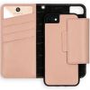 Uitneembare Vegan Lederen Bookcase iPhone SE (2020) / 8/7/6s - Roze / Pink