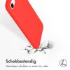 Accezz Liquid Silicone Backcover iPhone SE (2022 / 2020) / 8 / 7 - Rood / Rot / Red