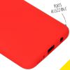 Accezz Liquid Silicone Backcover Samsung Galaxy A40 - Rood / Rot / Red