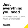 Accezz Wallet Softcase Bookcase Samsung Galaxy A41 - Goud / Gold