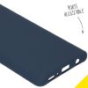 Accezz Liquid Silicone Backcover Samsung Galaxy A41 - Blauw / Blau / Blue