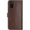 Selencia Echt Lederen Bookcase Samsung Galaxy A41 - Bruin / Braun  / Brown