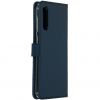 Selencia Echt Lederen Bookcase Samsung Galaxy A50 / A30s - Blauw / Blau / Blue