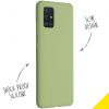 Liquid Silicone Backcover Samsung Galaxy A51 - Groen - Groen / Green
